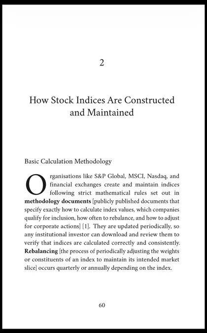 Opening page of Chapter 2 of Stock Indices: How Stock Indices Are Constructed and Maintained