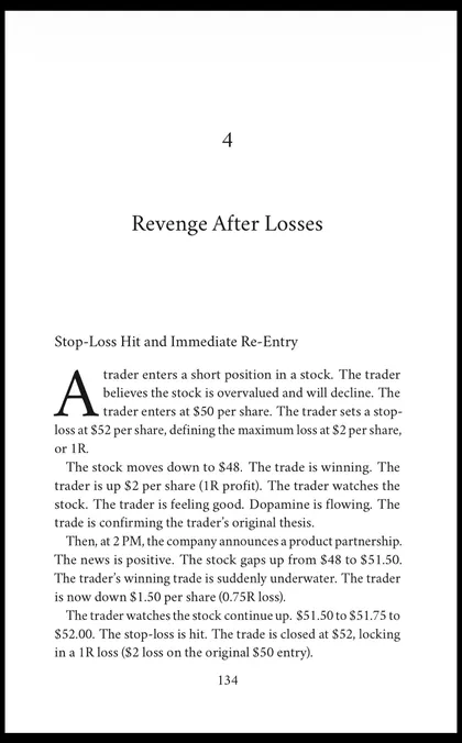 Opening page of Chapter 4 of Neurochemistry & Market Behaviour: Revenge After Losses
