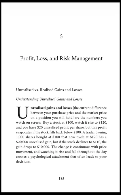 Opening page of Chapter 5 of Stocks & Equities: Profit, Loss, and Risk Management